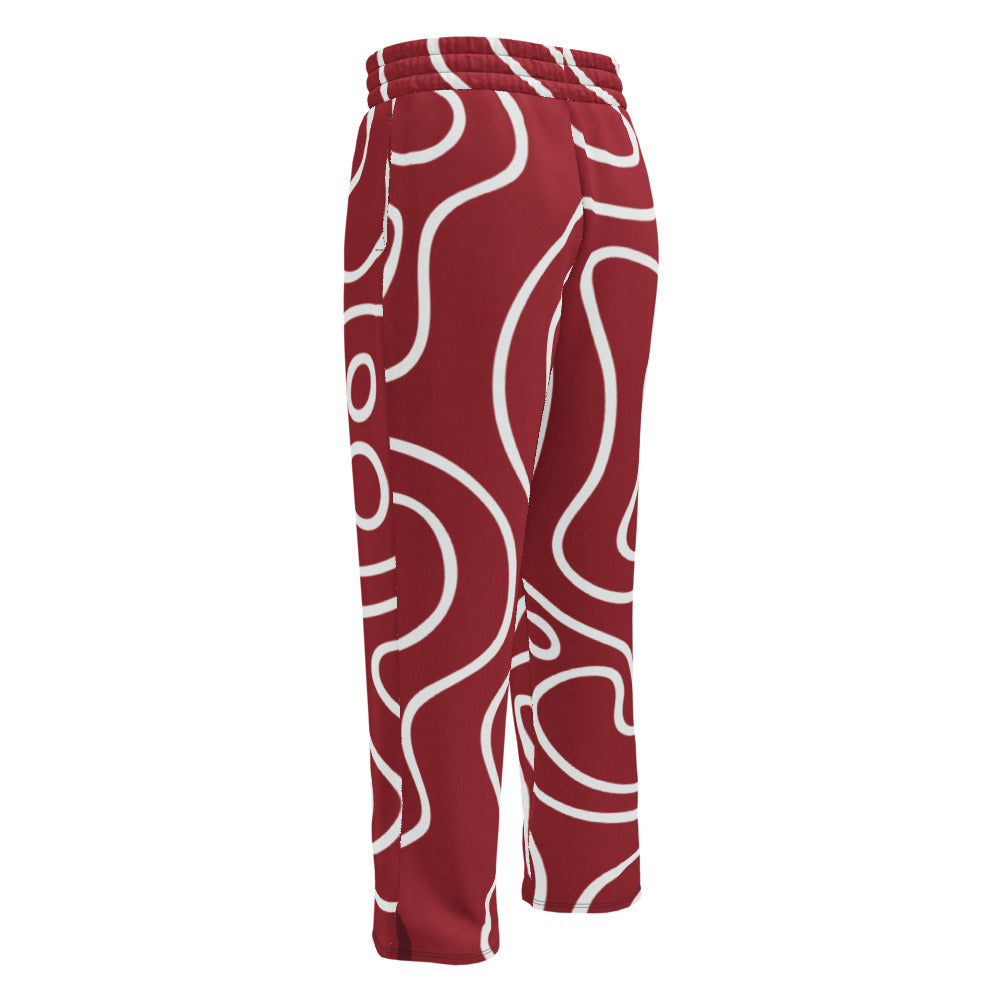 Red Phantom | Wide-leg joggers