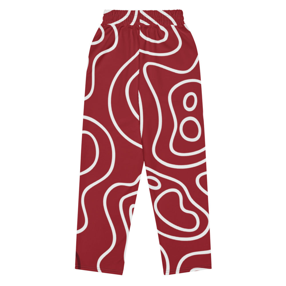 Red Phantom | Wide-leg joggers