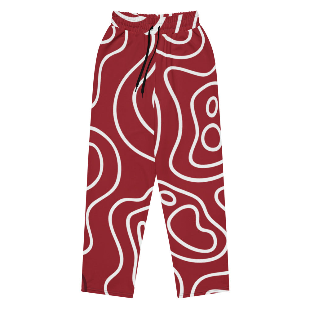 Red Phantom | Wide-leg joggers