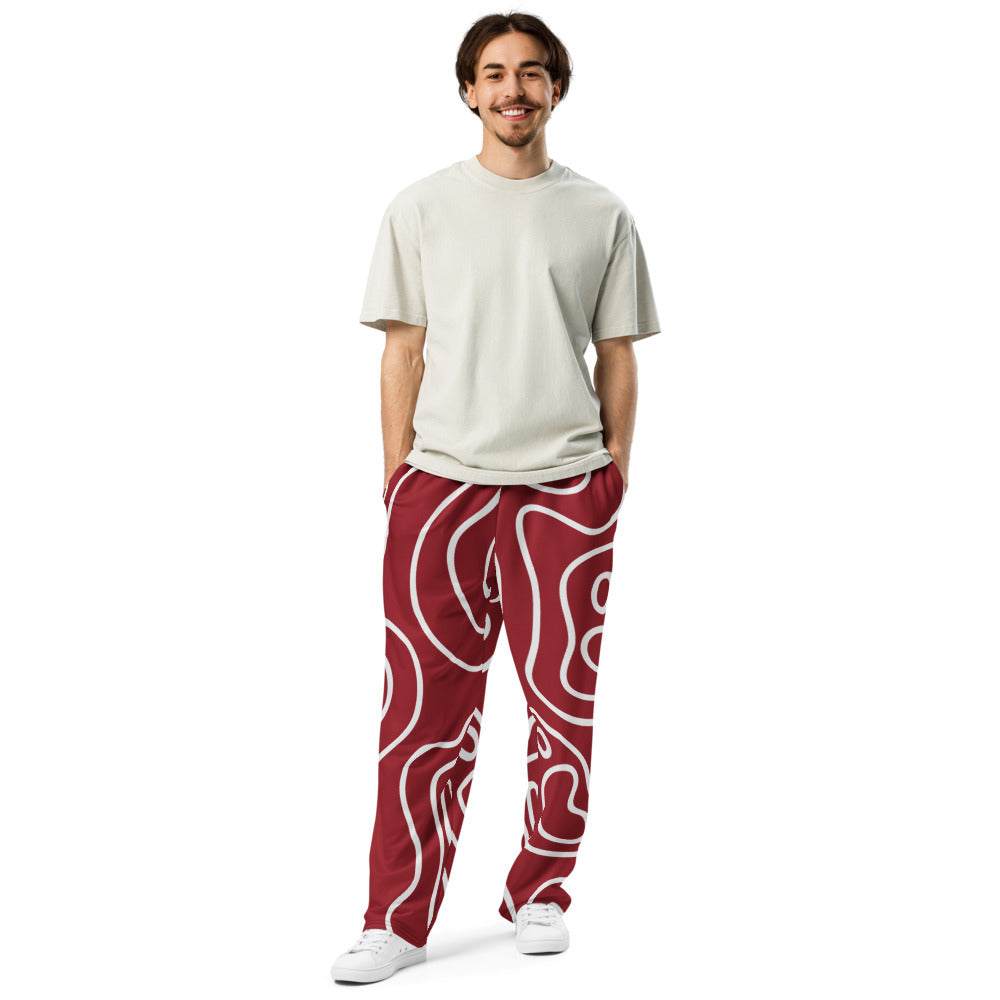 Red Phantom | Wide-leg joggers