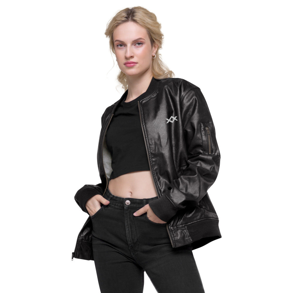 Faux-Leather Jacket