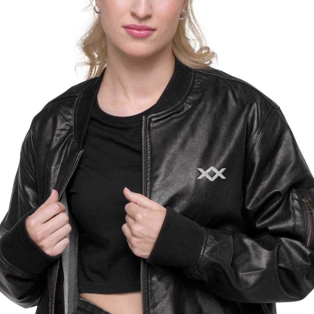 Faux-Leather Jacket