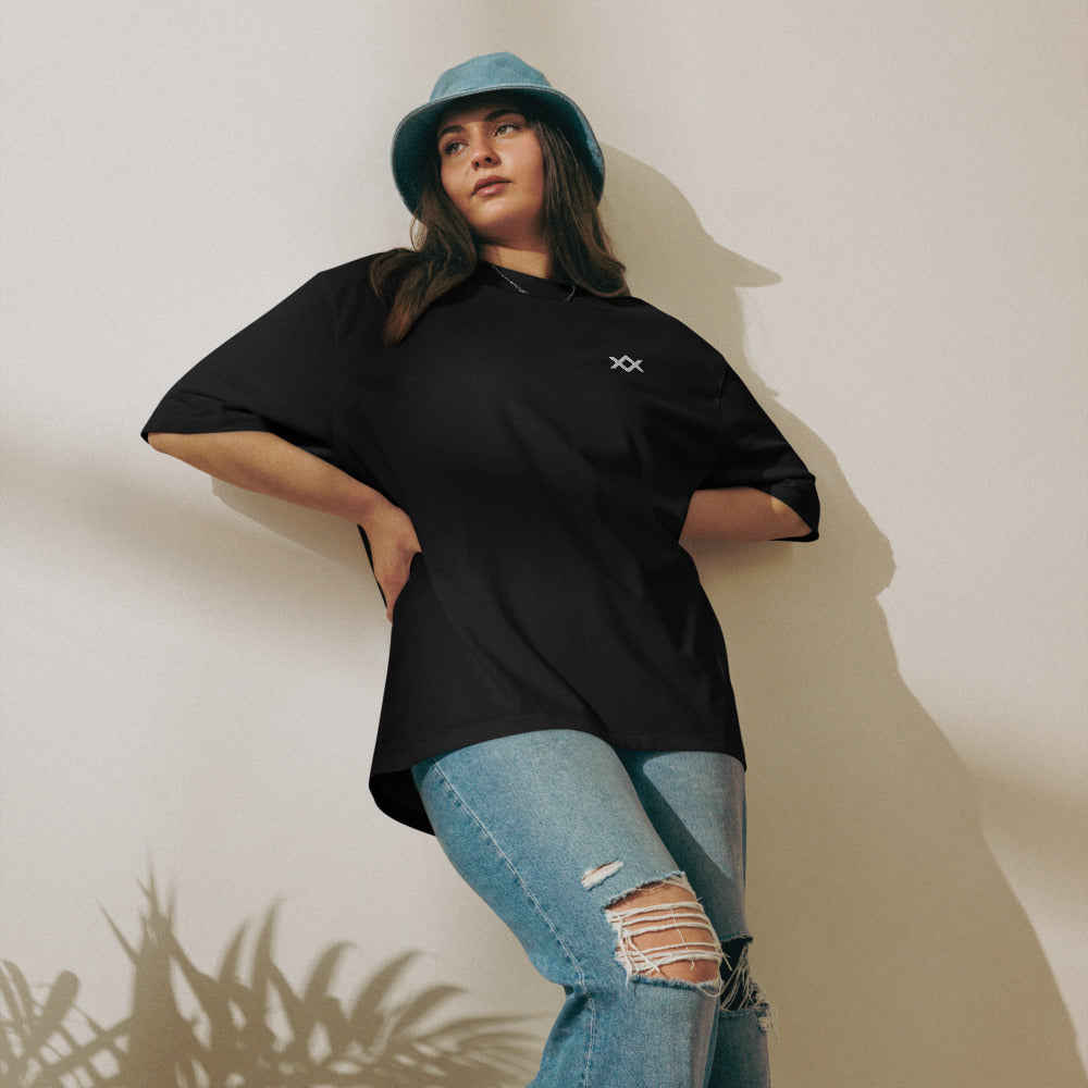 Oversized heavyweight t-shirt (black)