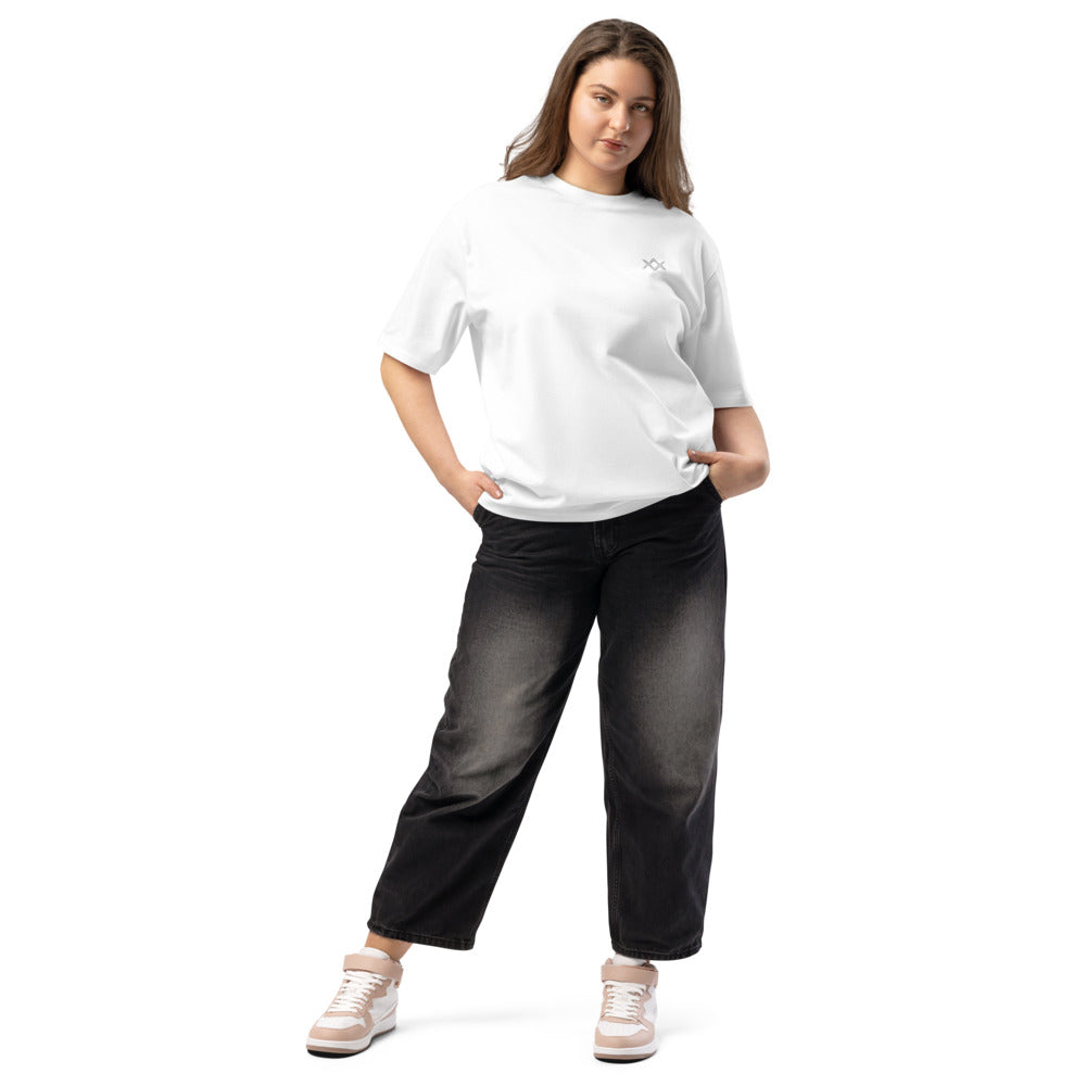 Oversized heavyweight t-shirt (white)