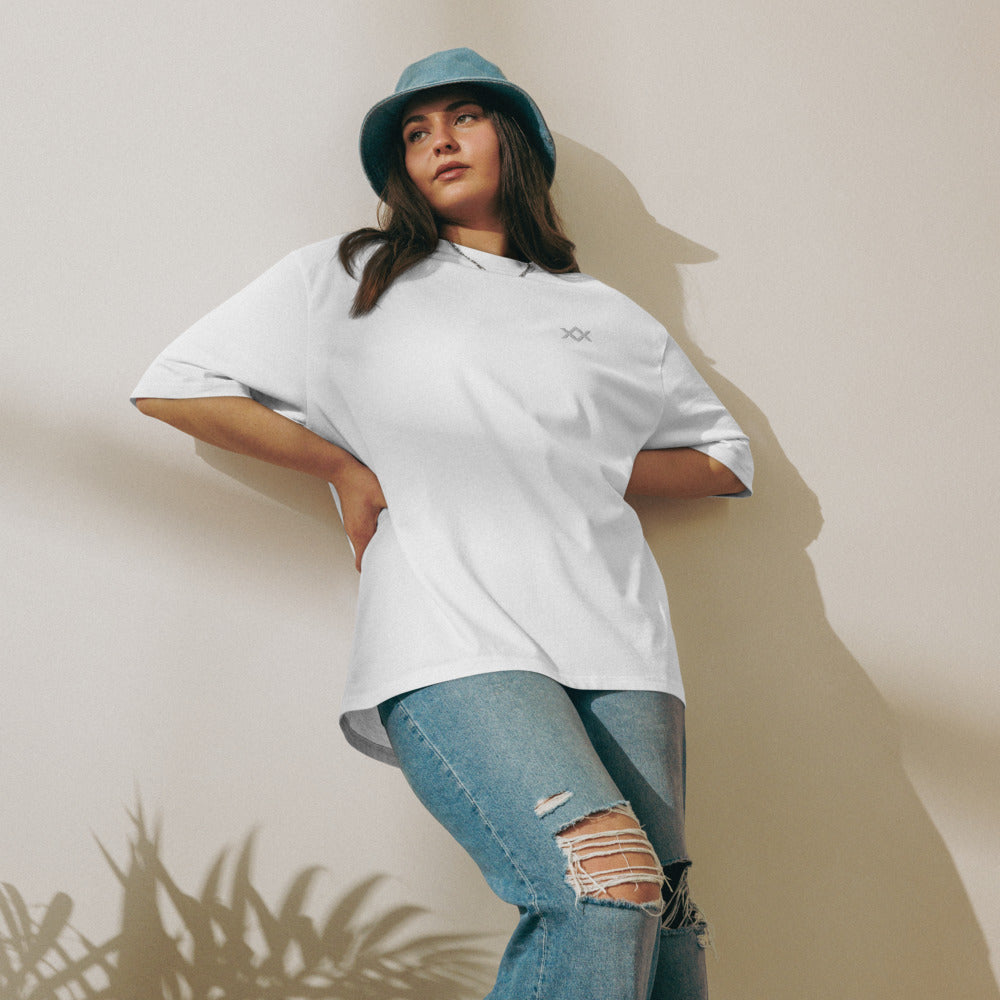 Oversized heavyweight t-shirt (white)