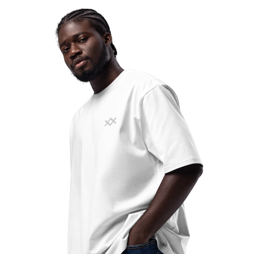 Oversized heavyweight t-shirt (white)